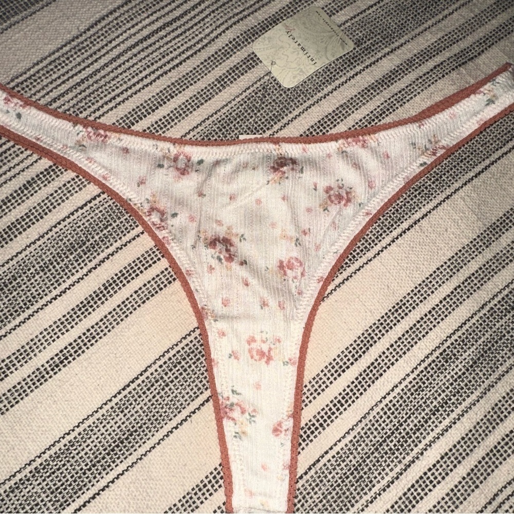 Free People Floral Print Thong - Picture 4 of 9